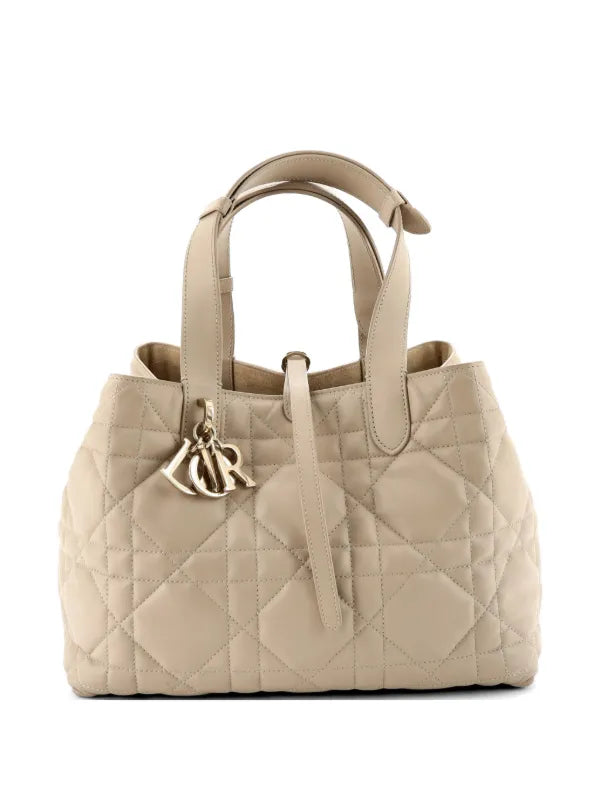 Christian Dior Toujours Macrocannage Quilt Calfskin Medium tote bag
