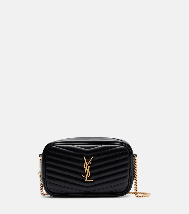 Saint Laurent Lou Camera Bag in Matelasse Chevron Leather