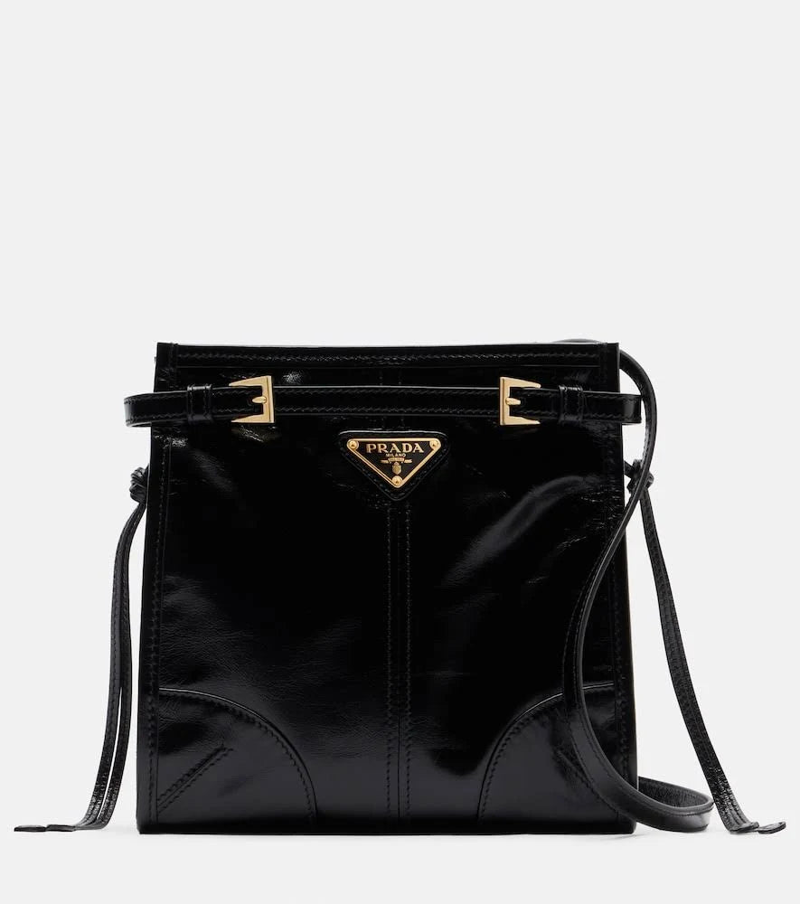 Prada Bonnie Leather Mini Shoulder Bag Woman