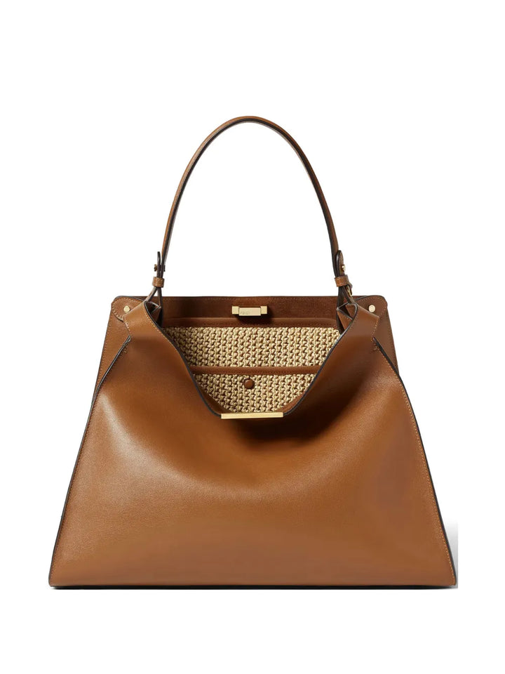 FENDI Medium Peekaboo Way leather tote bag