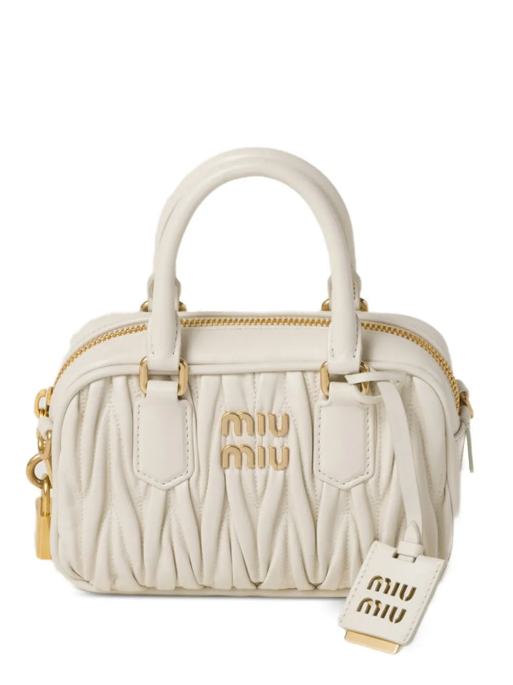 Miu Miu Arcadie Matelassé nappa leather bag
