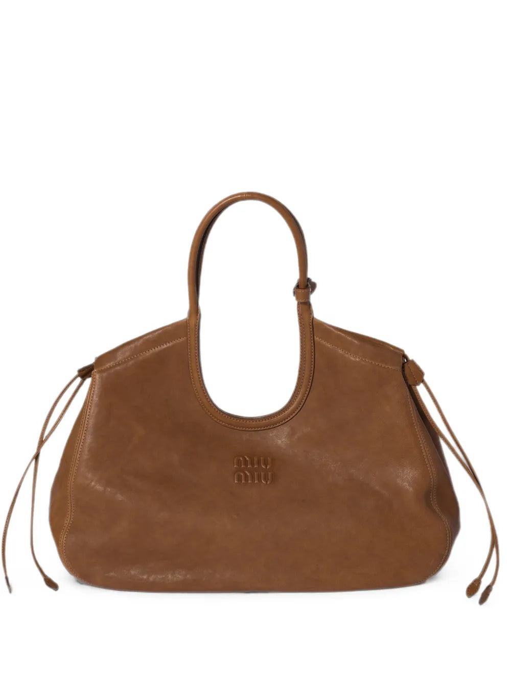 Miu Miu Ivy nappa-leather shopping bag