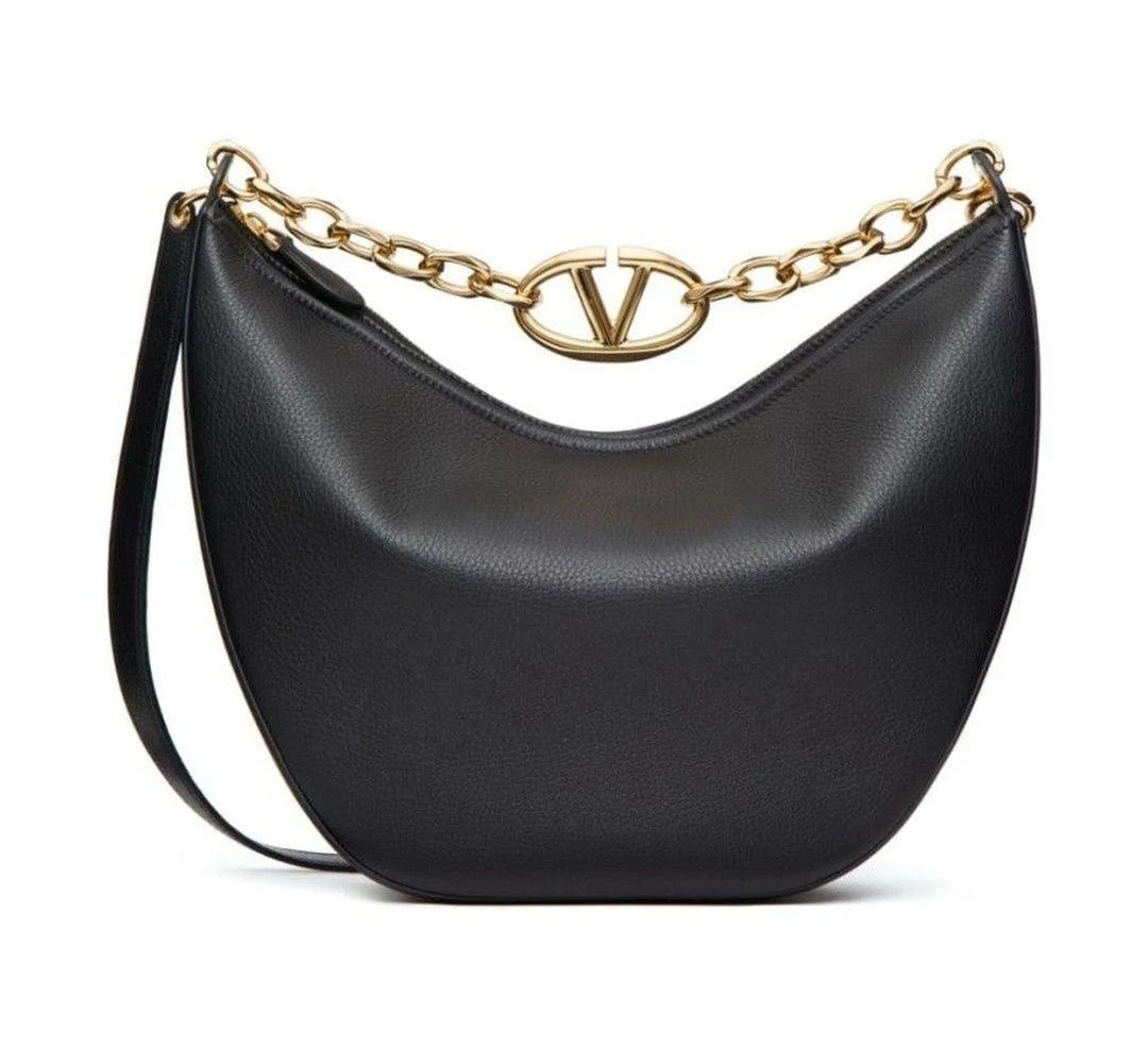 Valentino Garavani Women's Hobo Vlogo Moon Shoulder Bag