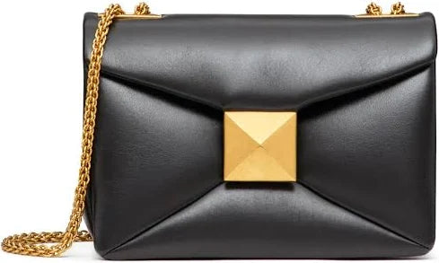 Valentino Garavani - One Stud cross body bag - women - Lambskin/Lambskin/Metal - OS - Black