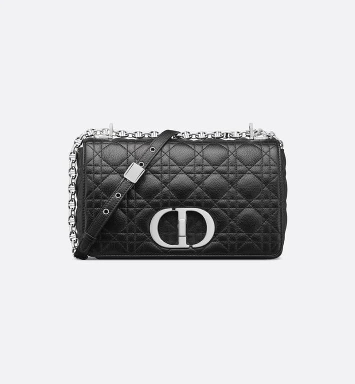Christian Dior - Caro Bag Cannage Quilt Calfskin Medium crossbody bag - women - Calf Leather