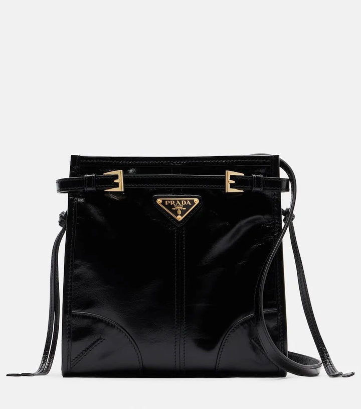Prada Bonnie Leather Mini Shoulder Bag Woman