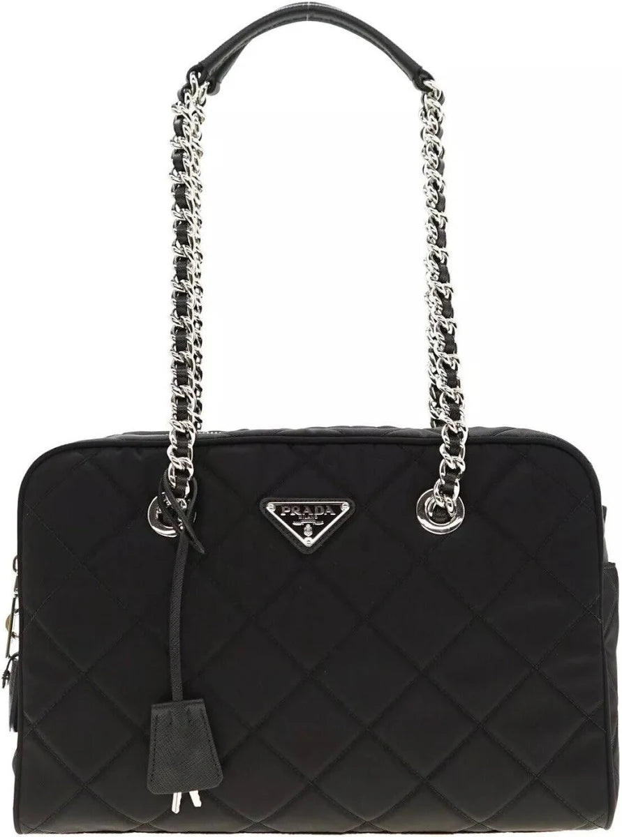 Prada Quilted Nylon Shoulder Bag